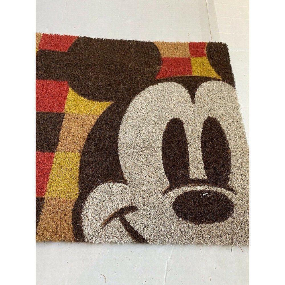 Disney's Mickey Mouse Fall Checkerboard Door Mat - Picture 3 of 6